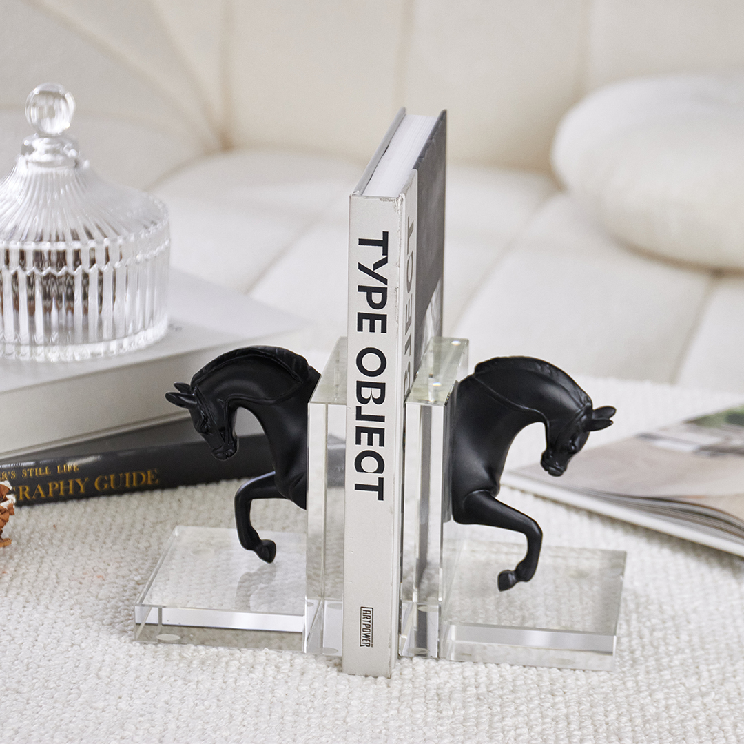 Half Horse Body Resin Bookends