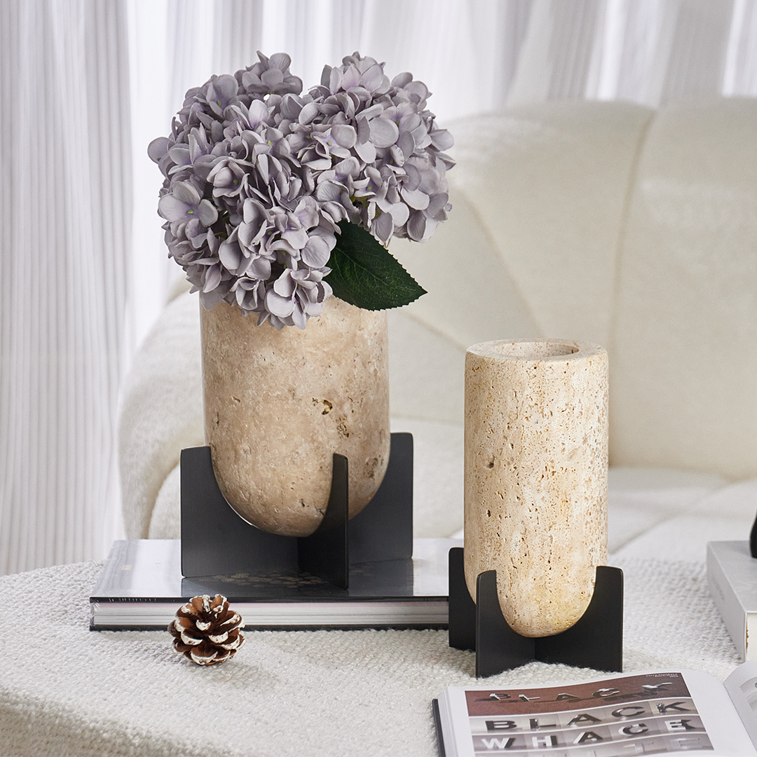 Marble creative flower vase